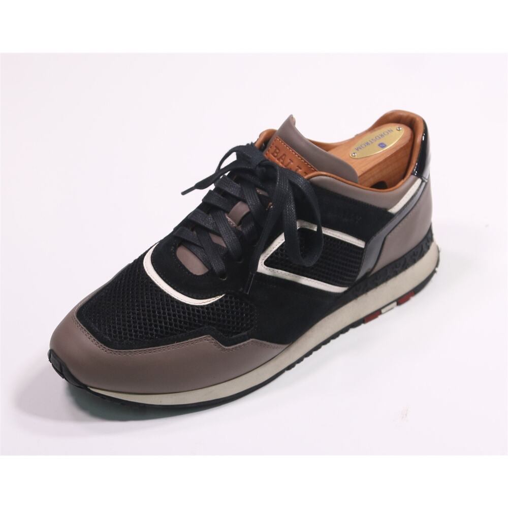 Bally Astreo Men's Black Gray Sneakers Low Top Us 7